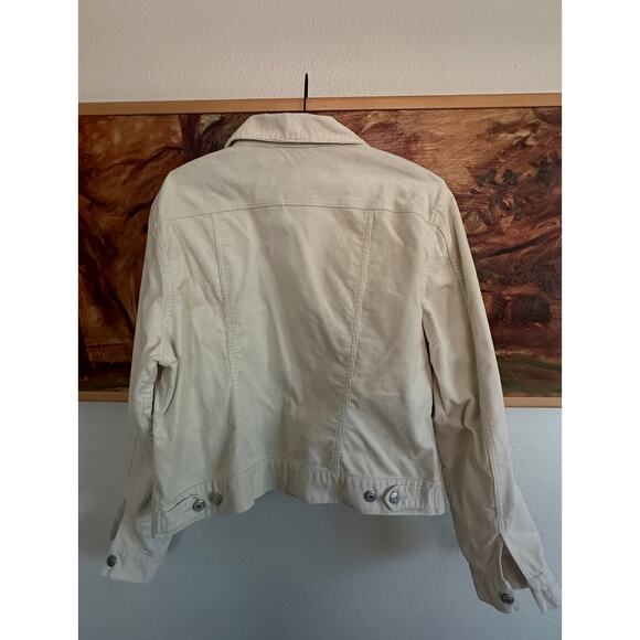 Lands' End Ivory Cord Jacket - Picture 2 of 6